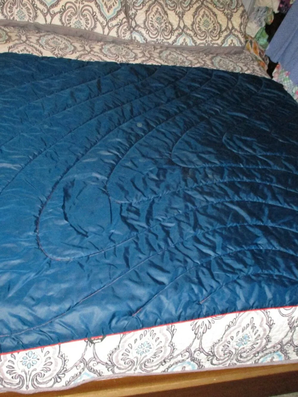 Navy Blue Rumpl Original Puffy Blanket - (1-Person, 52